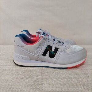 New Balance 574 Big Kid Silent Grey White Kids Size 2